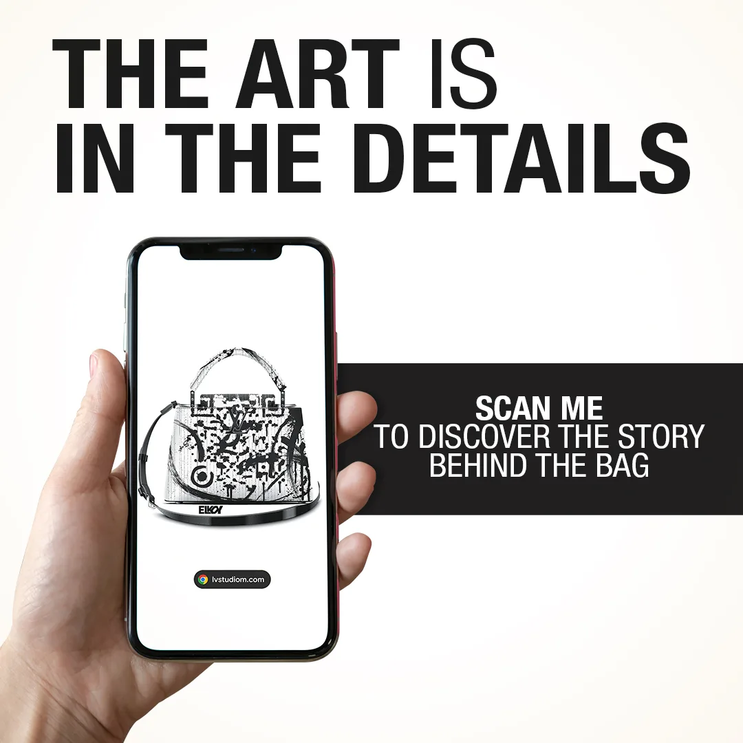 Scan me to discover the story behind the bag