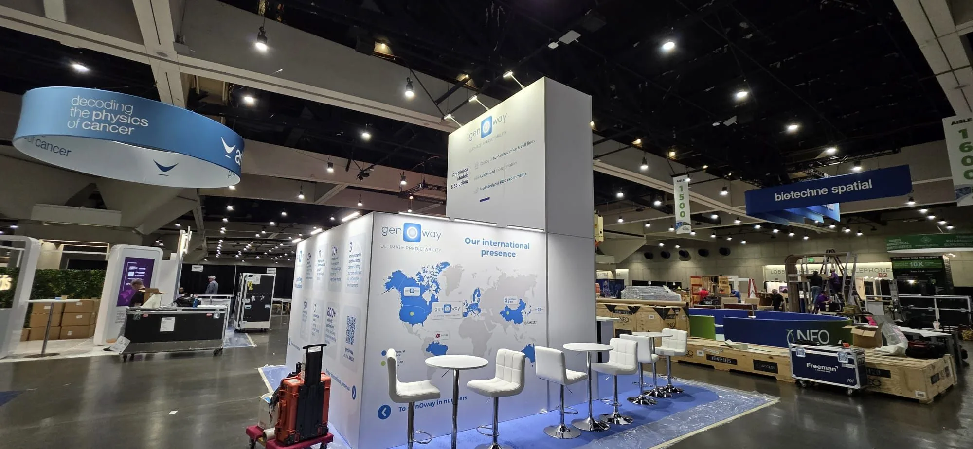 Genoway exhibition stand