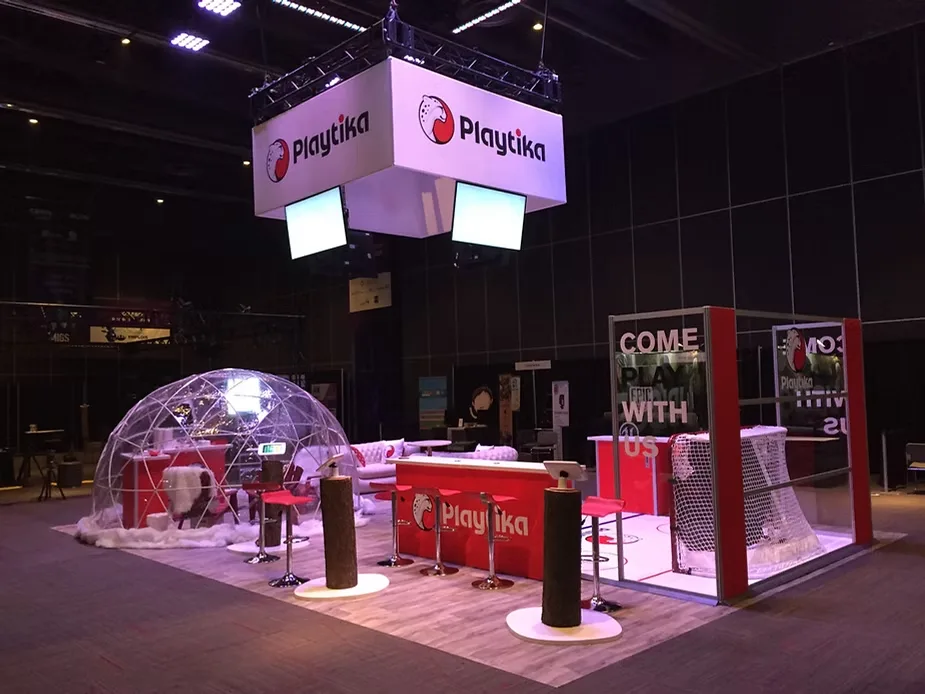 Playtika stand at MIGS Montréal