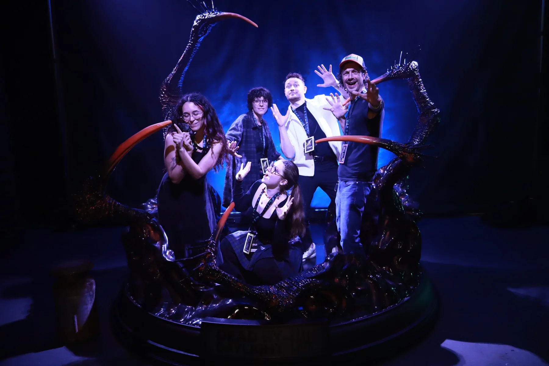 Walk-in statue of The Entity's claws for the Dead by Daylight 10th anniversary