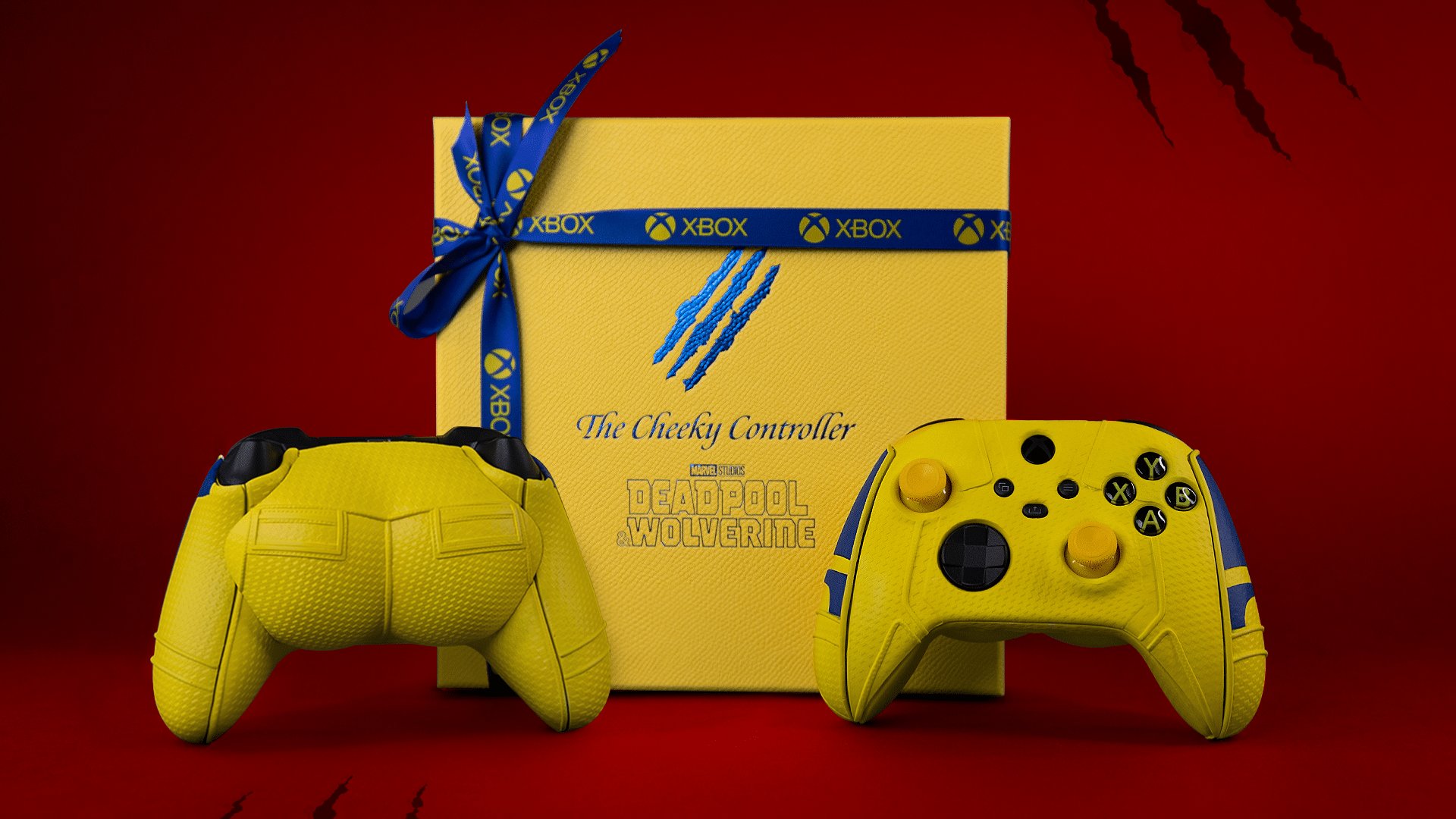 Wolverine yellow Cheeky Controller in its gift box